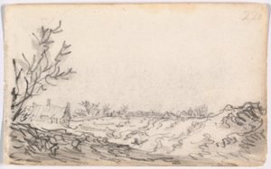 Un paysage de dunes - Jan van Goyen