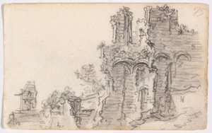 A Romanesque Ruin - Jan van Goyen
