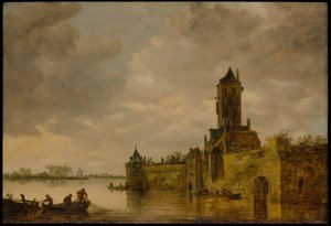 Un château au bord d
