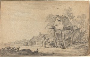 Paysage fluvial - Jan van Goyen