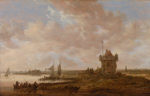 La tour de guet carrée - Jan van Goyen