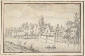 Vue du Château et de la Maison sur la Rivière - Jan van Goyen