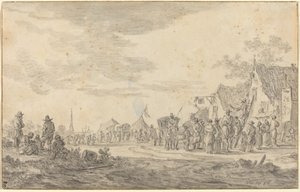 Fête de village - Jan van Goyen
