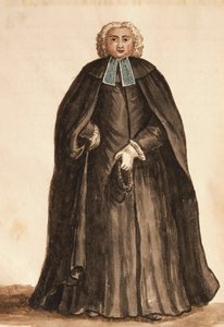 Maître de la chapelle du Doge, tiré de Les costumes des Vénitiens par Giovanni di Grevembroch - Jan van Grevenbroeck