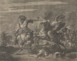 Scène de bataille - Mort d
