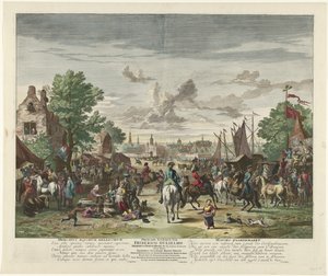 Marché aux chevaux, vers 1702 - Jan van Huchtenburg