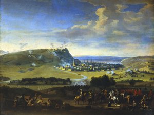 Le Siège de Namur, scène avant l