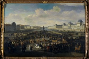 Louis XIV approchant du Pont Neuf, Paris
