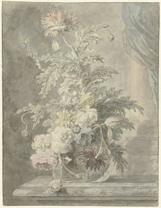 Vase avec des fleurs - Jan van Huysum (possibly)