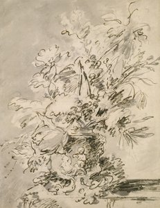 Fleurs dans une urne - Jan van Huysum