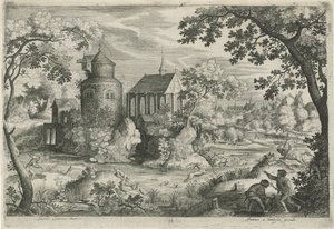 Chasse au cerf près d