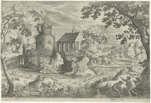 Chasse au cerf près d