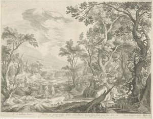 Jacob et les hommes de Haran près du puits - Jan van Londerseel