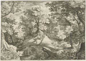 Paysage avec Apollon et Daphné