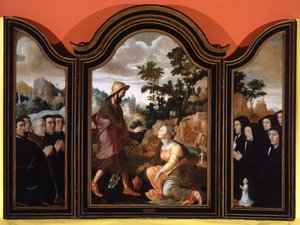 Noli Me Tangere, Donateurs dans les Ailes - Jan van Scorel