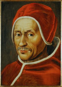 Le pape Hadrien VI ... (peinture sur bois) - Jan van Scorel