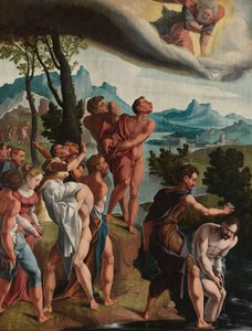 Le baptême du Christ - Jan van Scorel