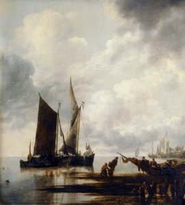 Scène marine - Jan van de Capelle or Cappelle