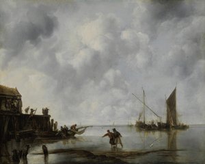 Bateaux de pêche au calme, 1651