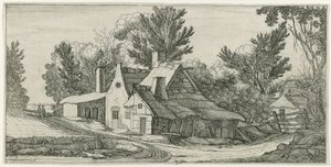 Paysage avec fermes - Jan van de Velde (II) (manner of)