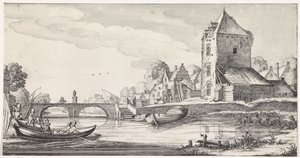Village au bord d