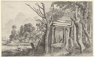 Pêcheur près d