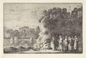 Paysage avec Mercure et Hersé - Jan van de Velde (II)