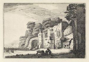 Paysage avec le fils prodigue parmi les porcs (Paysages, Amenissimae aliquot requculae)