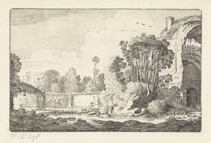 Homme avec un chien près d