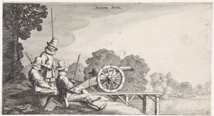 Soldats près d