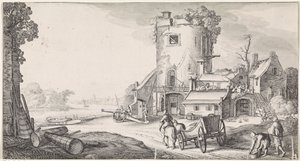 Soldats près d