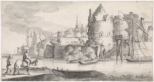 Ville sur une rivière (Playsante lantschappen ende vermakelycke gesichten)