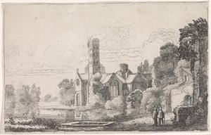 Deux moines près d