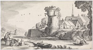 Tour de guet au bord d
