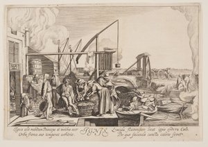 Le feu, tiré des Quatre éléments - Jan van de Velde II