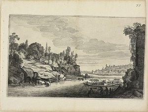 Paysage fluvial - Jan van de Velde II