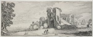Quelques paysages agréables et ruines de monuments anciens : Château de Brederode