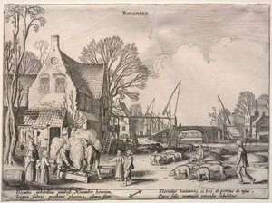 Les Douze Mois : Novembre - Jan van de Velde II