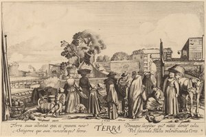 Terre - Jan van de Velde II after Willem Buytewech
