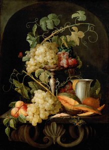 Nature morte avec fruits, 1650-1660 - Jan van den Hecke