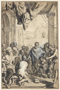 Scène antique (?) - Jan van den Hoecke