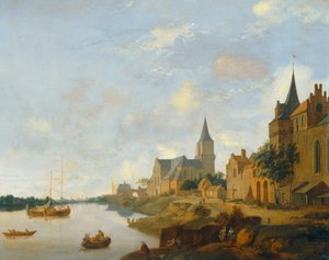 Le Rhin à Emmerich avec l