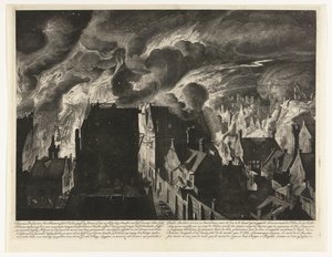 Extinction du grand incendie à l