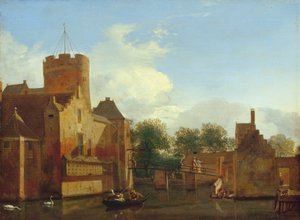 Château de Loenerslot en Hollande, vers 1665-70 - Jan van der Heyden