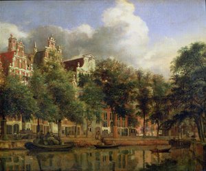 Le Herengracht, Amsterdam - Jan van der Heyden