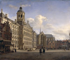 La Nouvelle Mairie, Amsterdam, 1668 - Jan van der Heyden