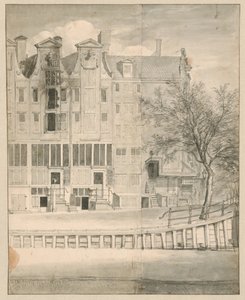 Maison brûlée sur la Leidsegracht, 1684 - Jan van der Heyden