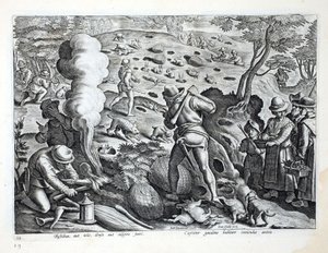 Chasse aux lapins, illustration de 