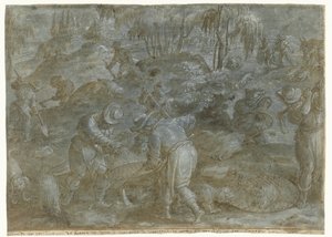 Chasse aux porcs-épics (Chasses, vol. 2) - Jan van der Straet