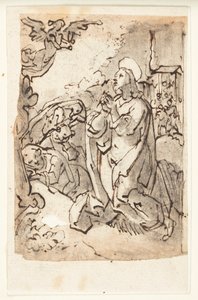 Agonie dans le jardin - Jan van der Straet, called Stradanus